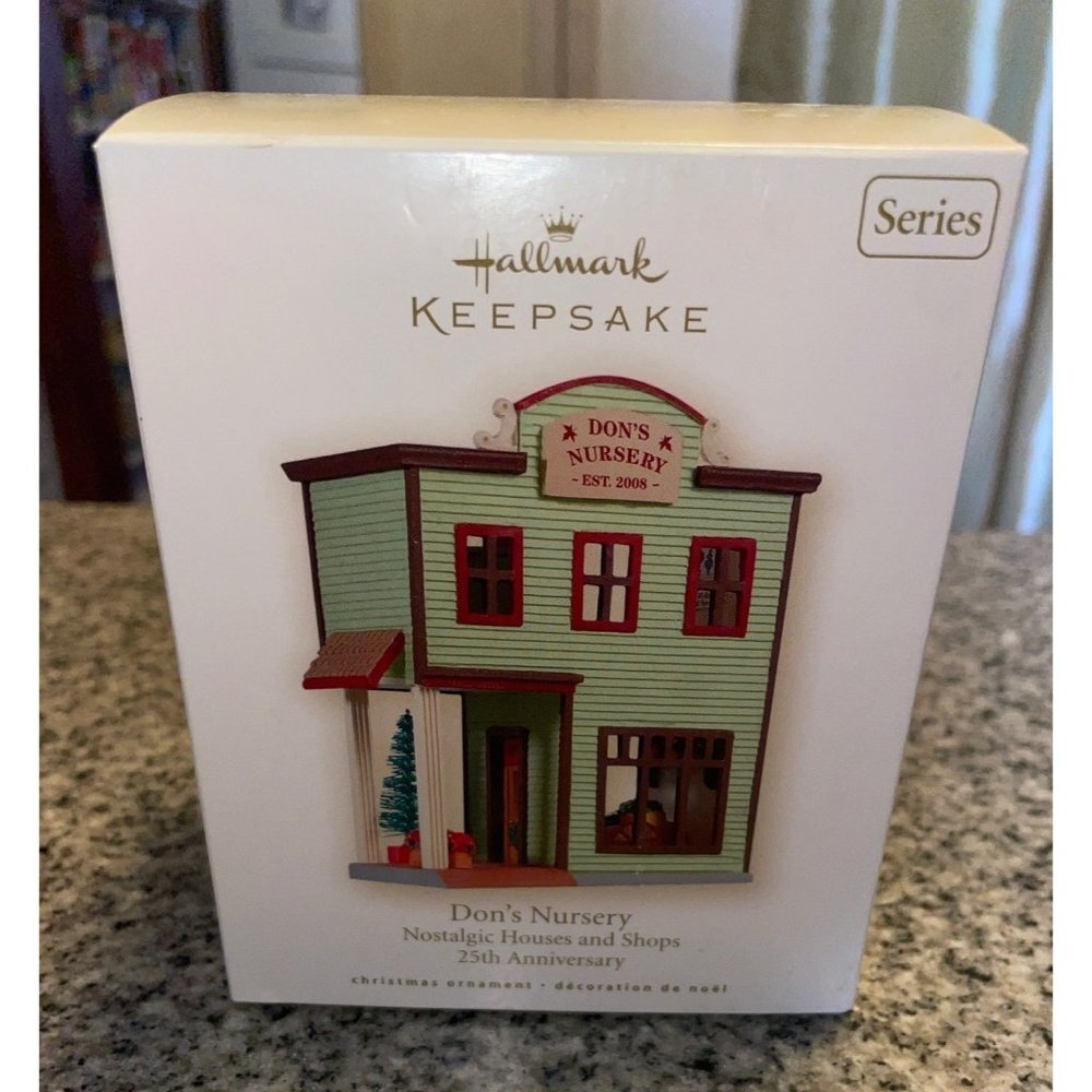Hallmark Keepsake Ornament 2008 Don's Nursery, Nostalgic Houses #25 Christmas Ho